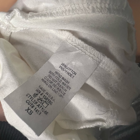 Fashion nova top milk maid ruffle frill bow tie sexy cute puff shoulder cottage - Picture 8 of 8